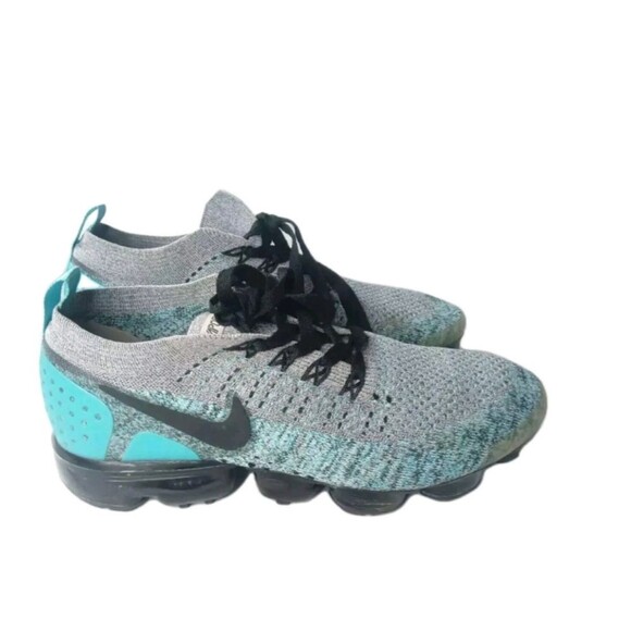 Nike Air Vapormax Flyknit 2 Shoes Men’s Size 8.5 Dusty Cactus Hyper Jade